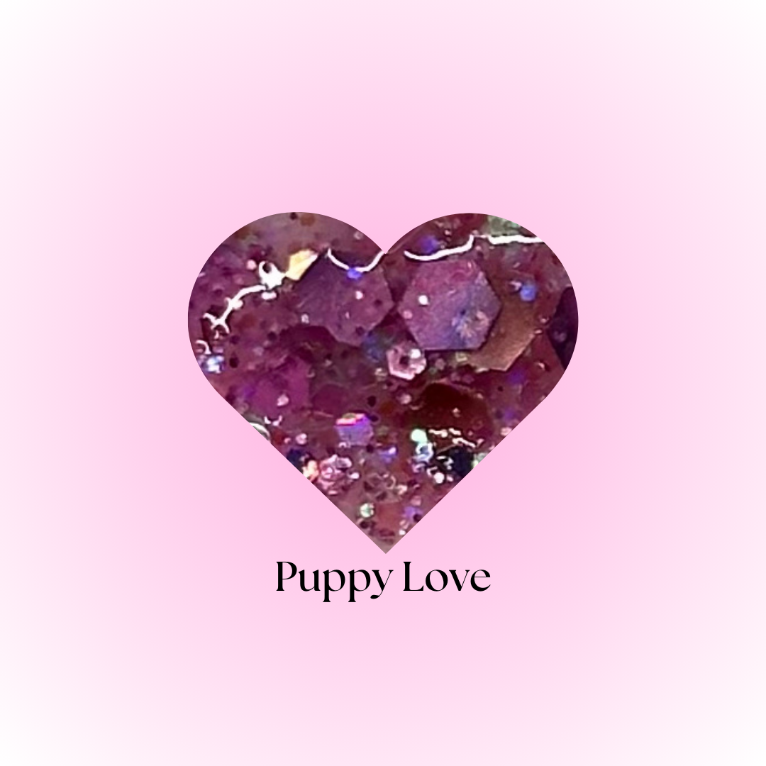 PUPPY LOVE- *EXCLUSIVE* GLITTER ACRYLIC