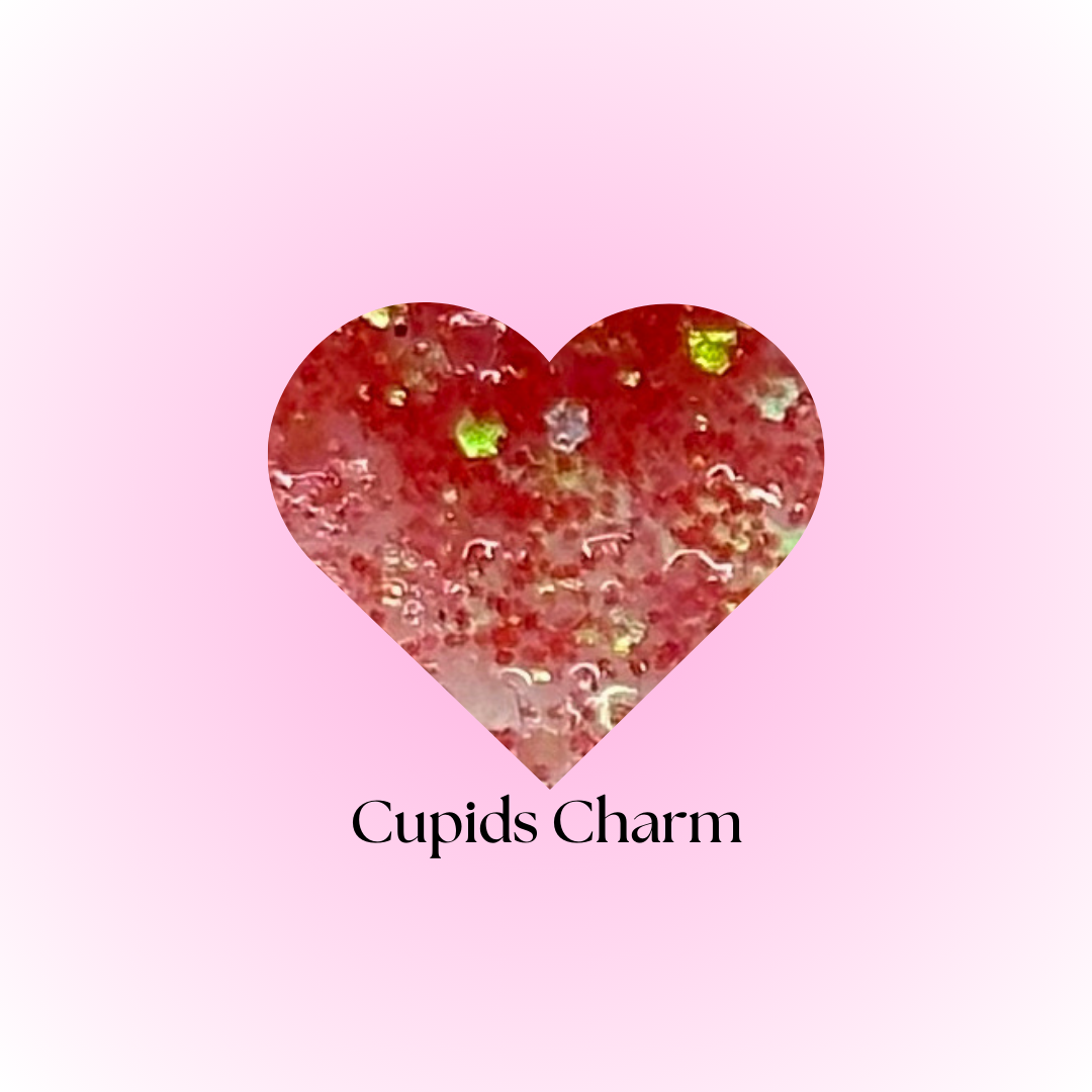 CUPIDS CHARM- *EXCLUSIVE* GLITTER ACRYLIC