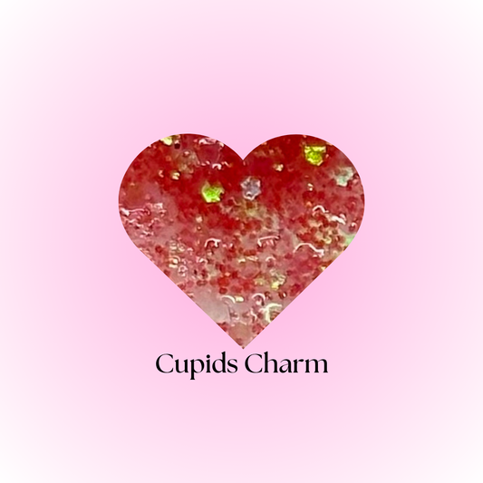 CUPIDS CHARM- *EXCLUSIVE* GLITTER ACRYLIC