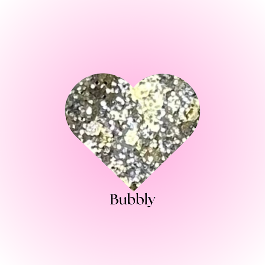 BUBBLY- GLITTER ACRYLIC